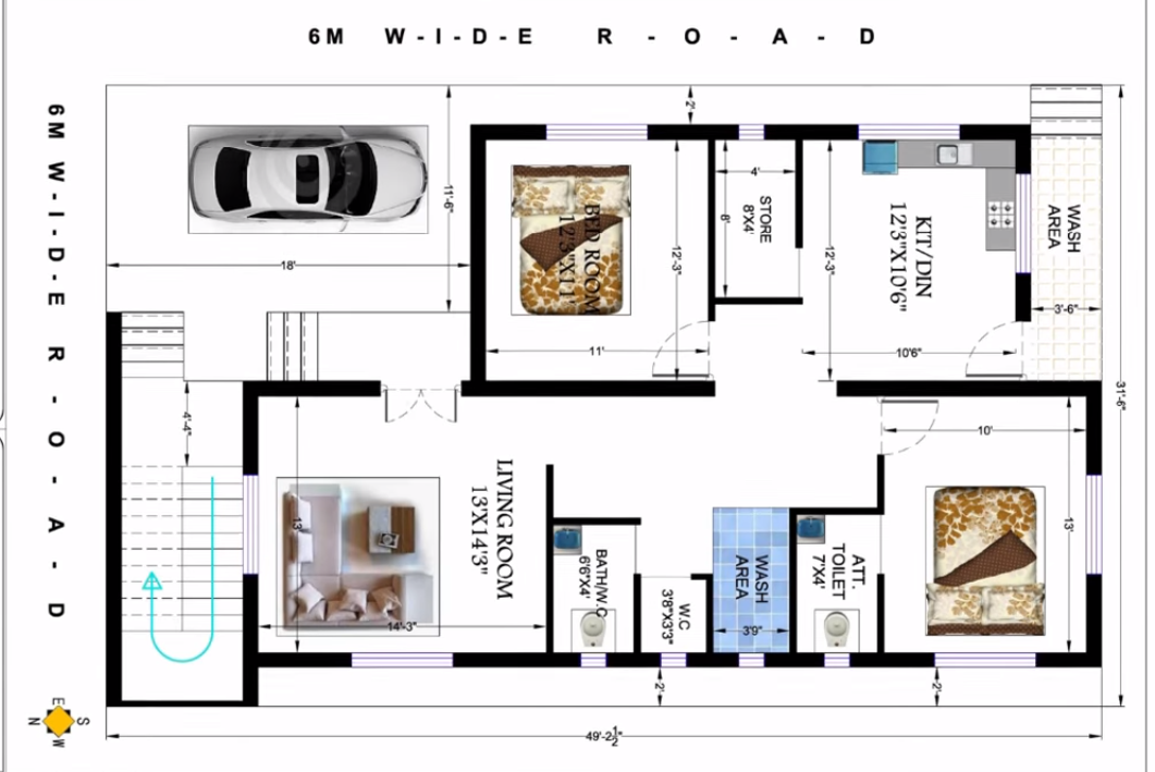 32x50-house-plans-and-design-dk3dhomedesign