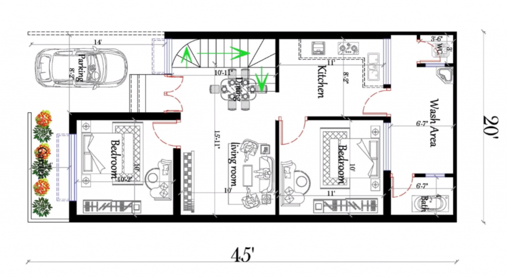 20x45-house-plan-best-duplex-house-plan-dk3dhomedesign