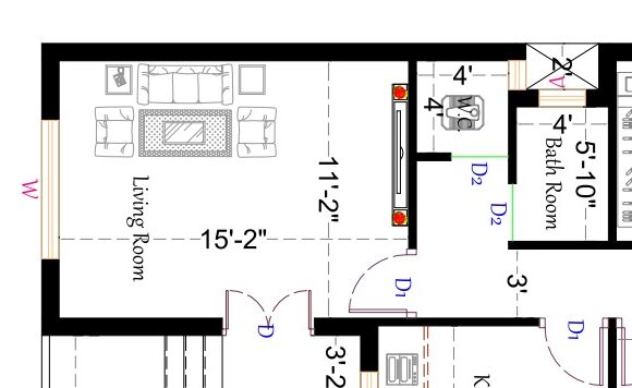 25x40 house map