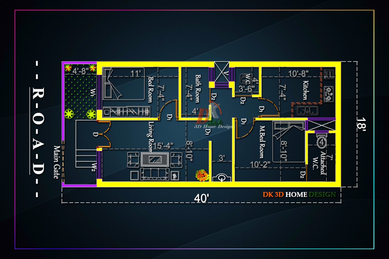 720-square-feet-house-plan-18x40-2bhk-north-facing-house-plan