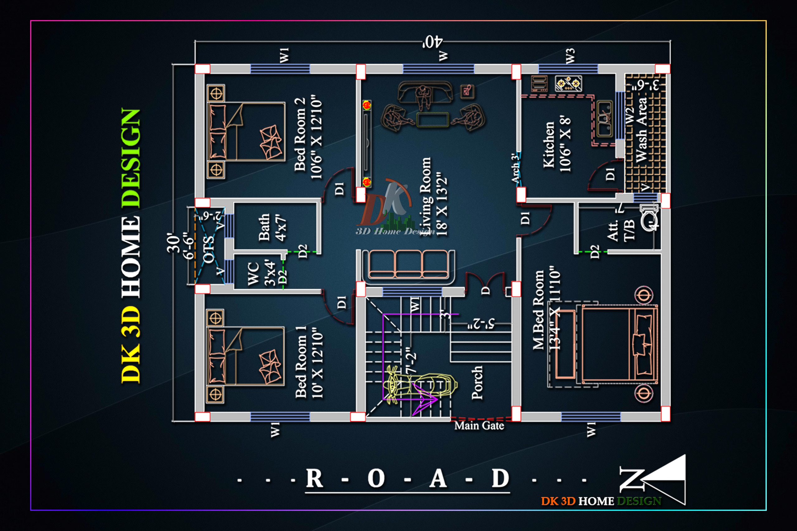 west-facing-house-plan-30x40-1200-sq-ft-3bhk-west-facing-house-plan