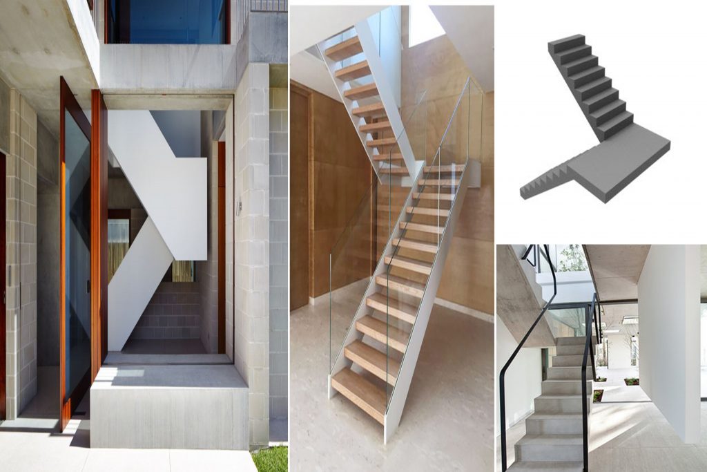 different type of stair