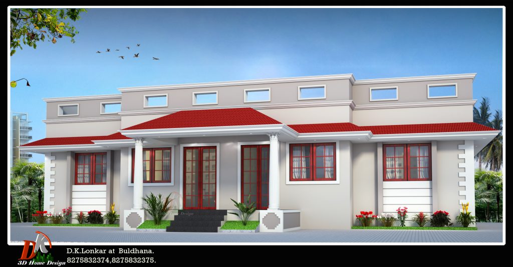 House Front elevation color combination