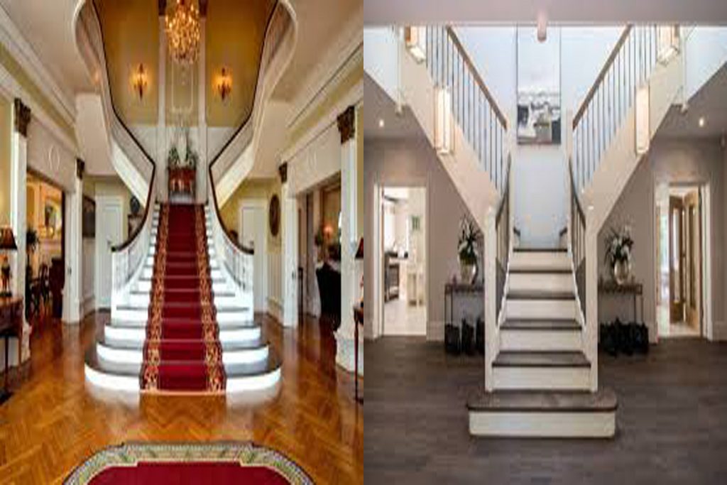 Different types of stairs