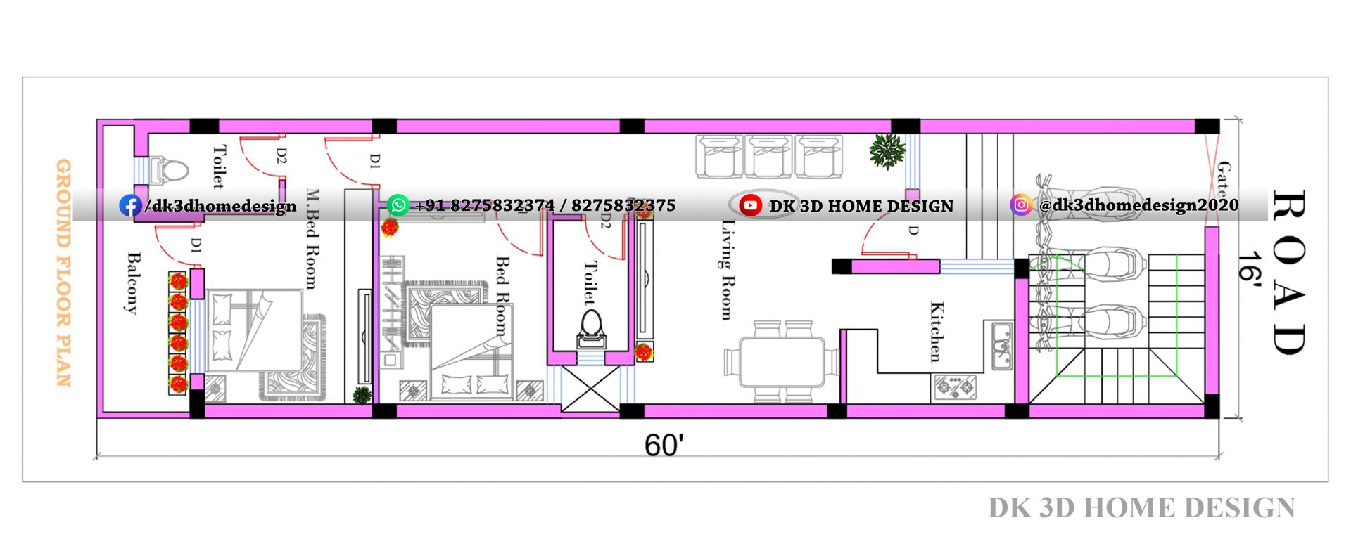 16x60-small-house-design-and-plan-and-plan-with-color-options-dk3dhomedesign