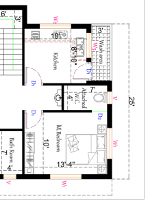 25x40 house plan