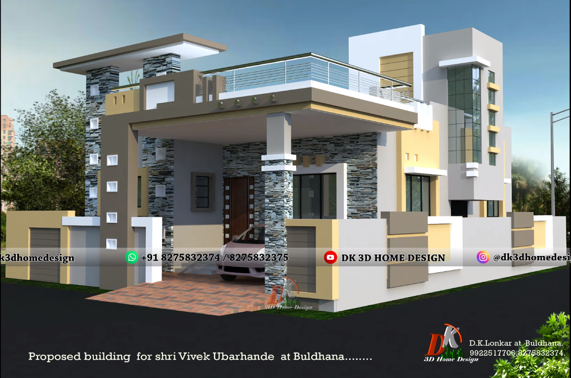 indian house exterior design