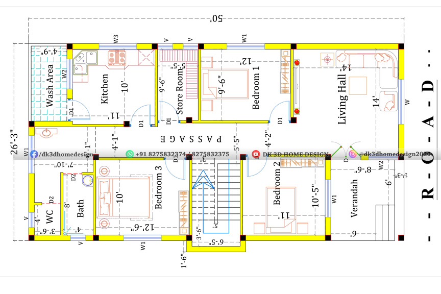 30*50 house plan