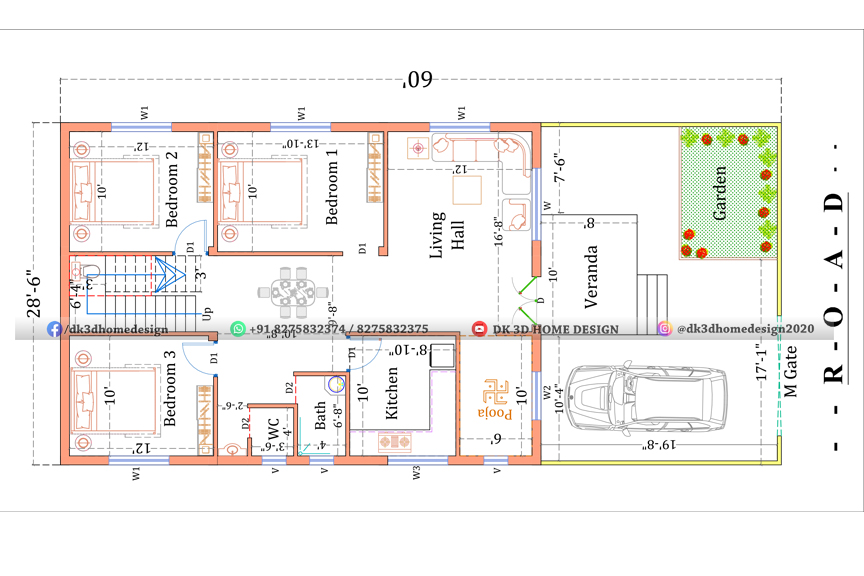 1800-sq-ft-3bhk-house-plan-best-30-60-west-facing-house-plan