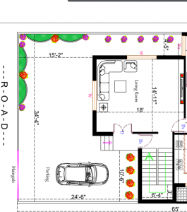 35X65 house plan