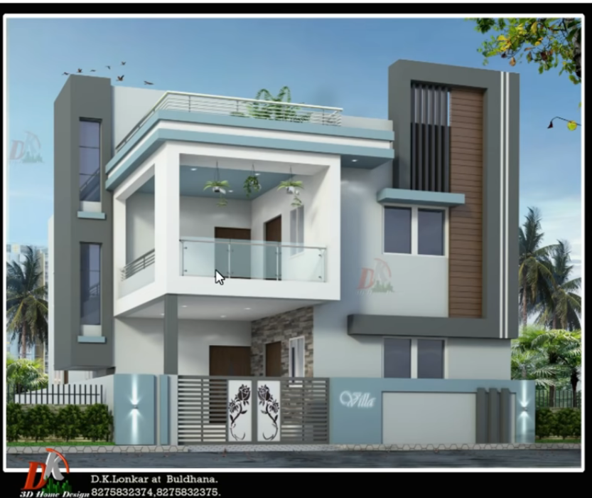 low budget simple two storey house design