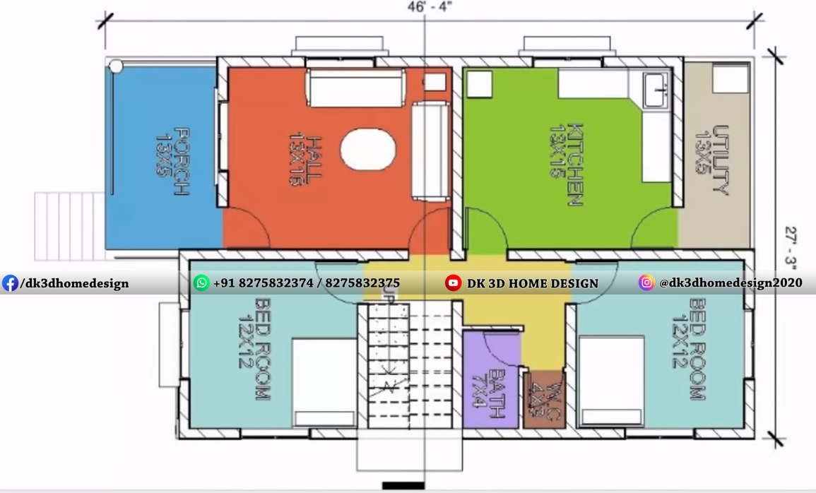 1200 sq ft house plan