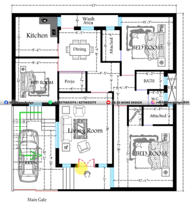 1600 sq ft house plan