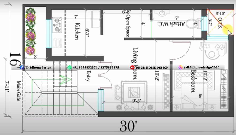 500-sq-ft-house-plan-16x30-best-1bhk-small-house-plan