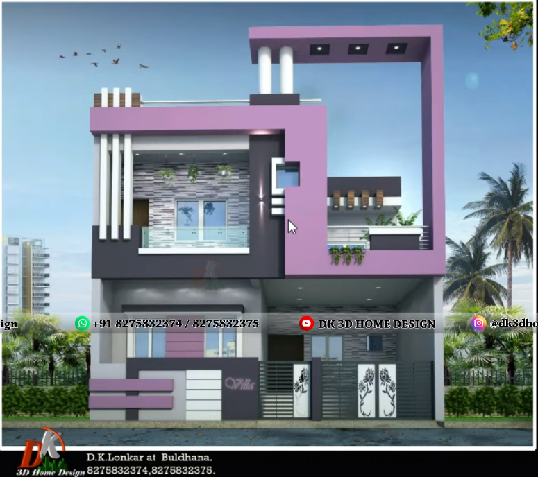 30x60 house front design