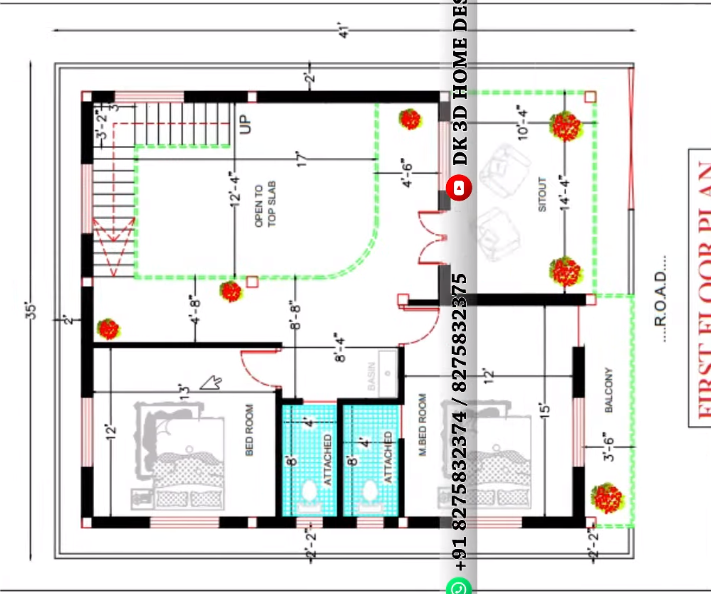 1400 sq ft house plan
