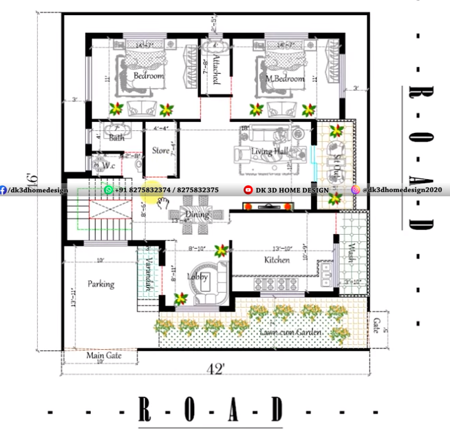 2000 square feet house plan