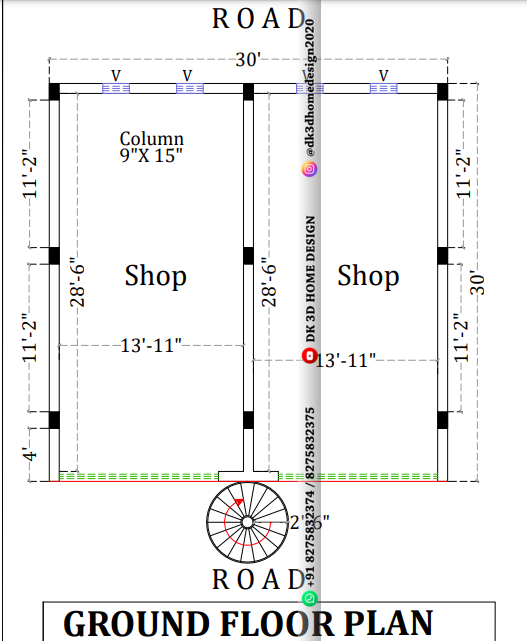 small shopping mall floor plan