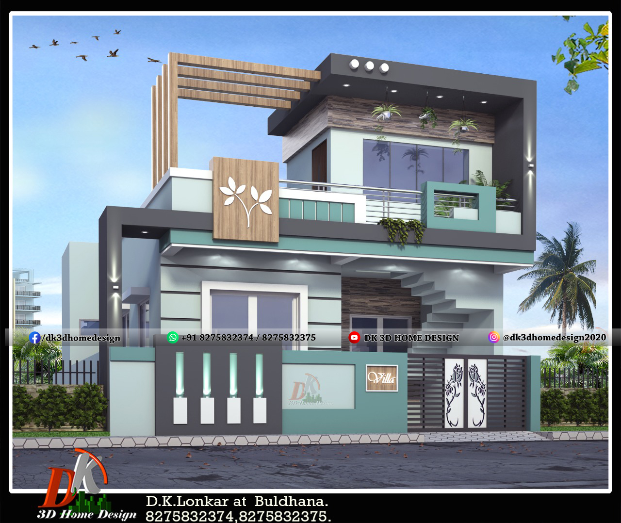 Indian modern house design in low budget