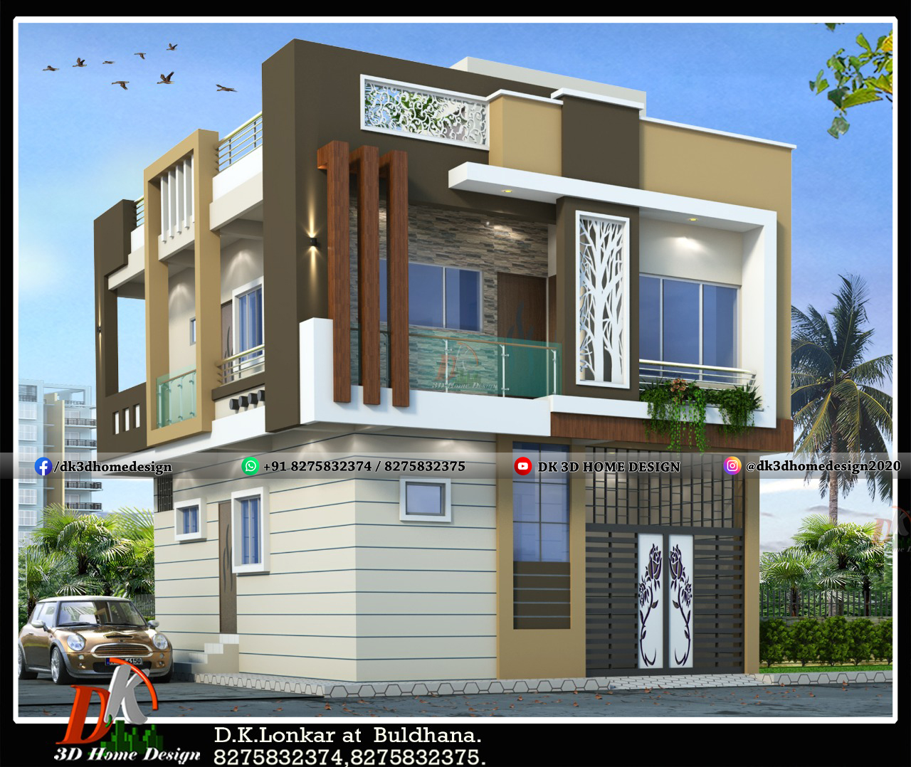 Low cost modern house design 