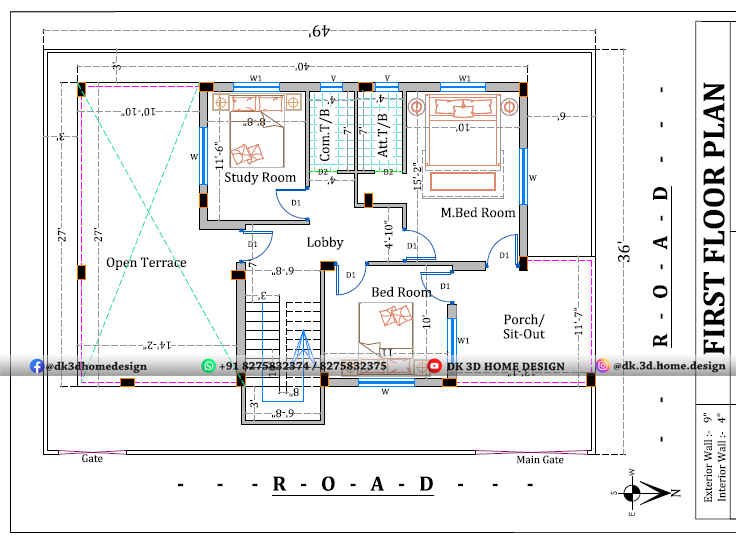 2 story house plan