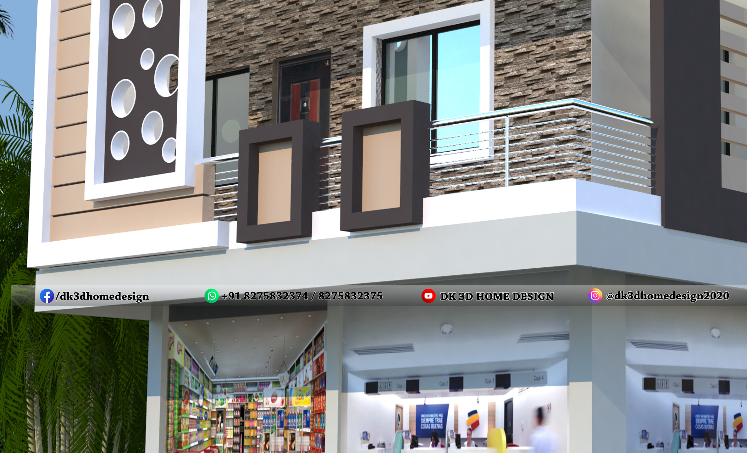 gallery design and parapet wall design