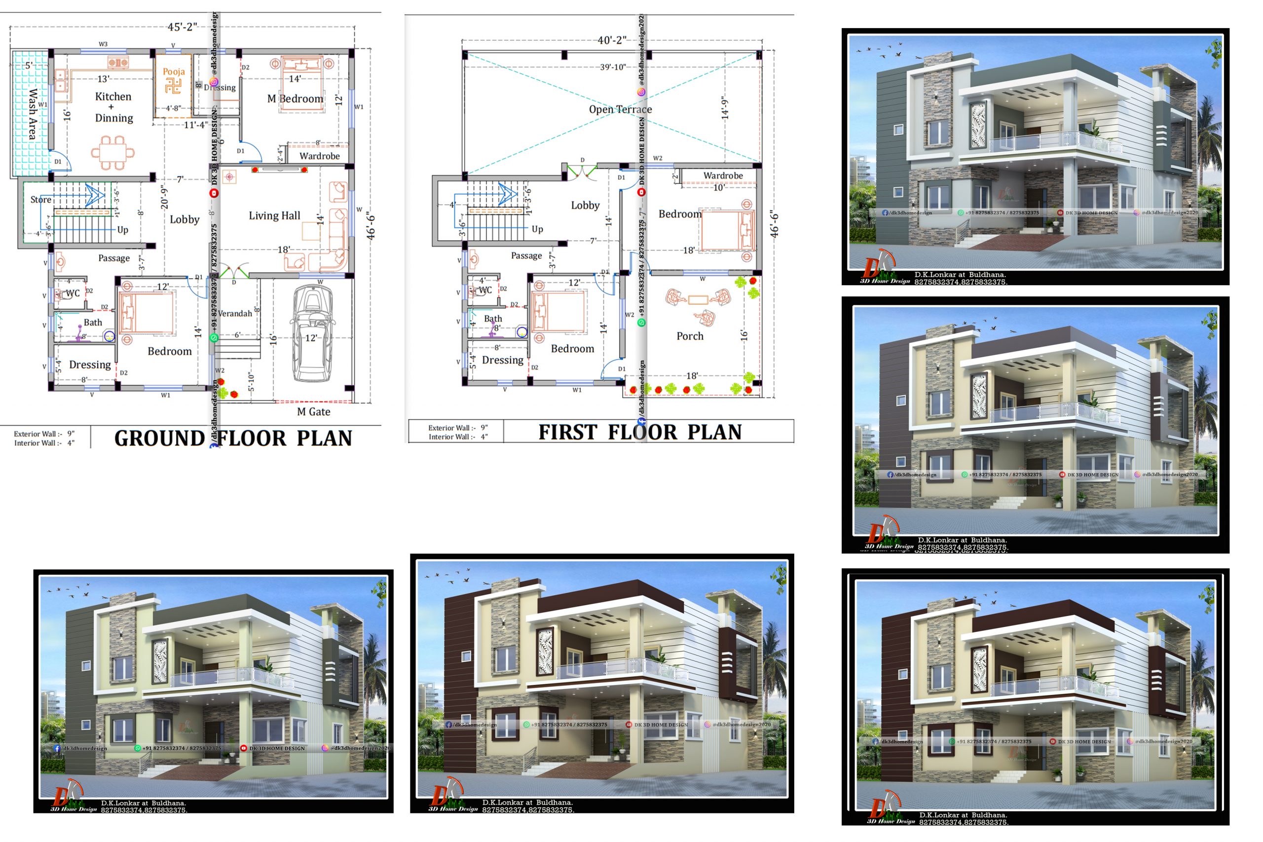 House Plan Layout Design / Contemporary Home Floor Plans - jasa desain