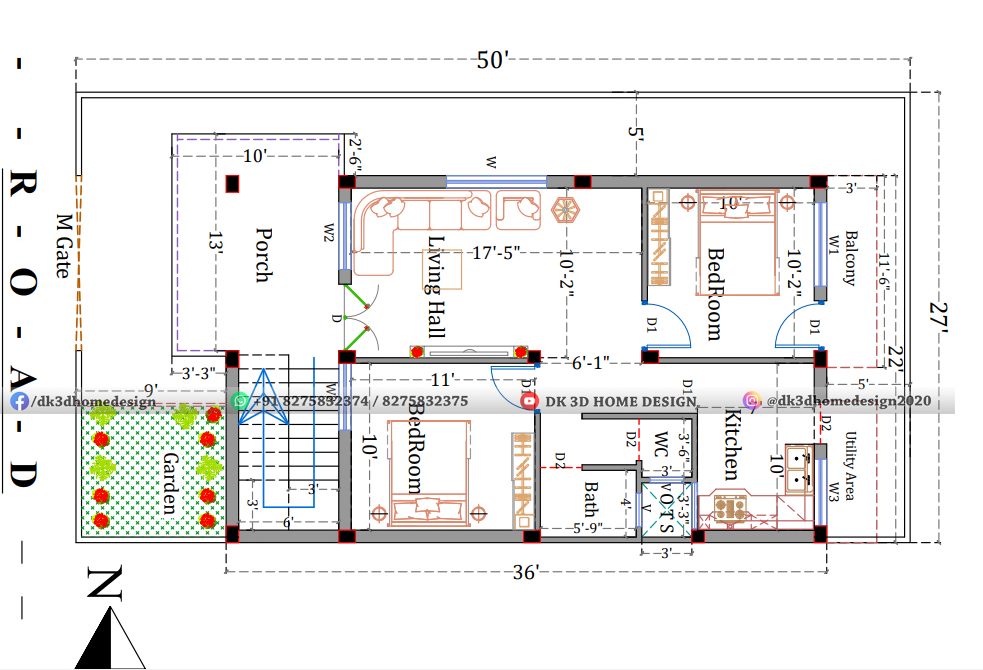 3 floor house plan