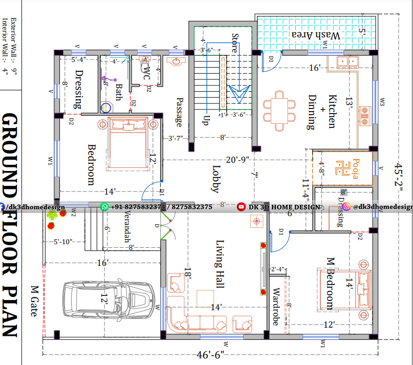 2000 sq ft house plan
