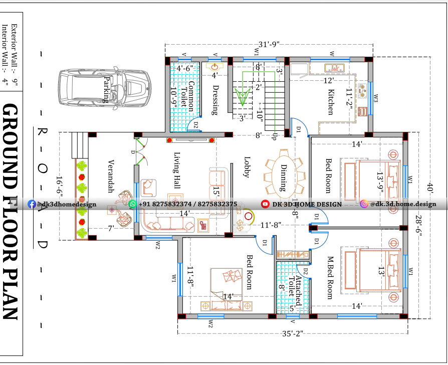1600 sq ft house plan
