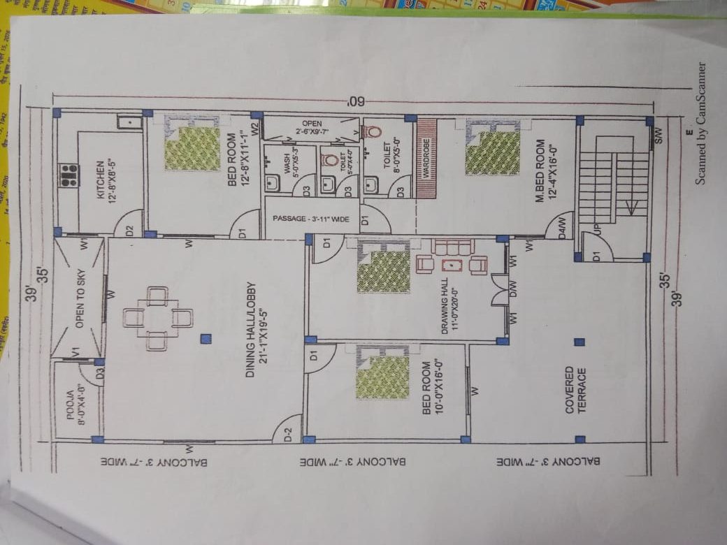 2000 square feet house plan