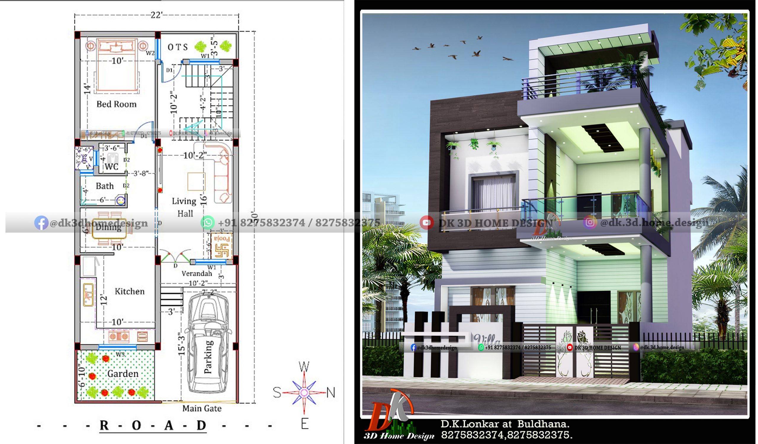 50 House Front Elevation Design Plan With Color Combinations