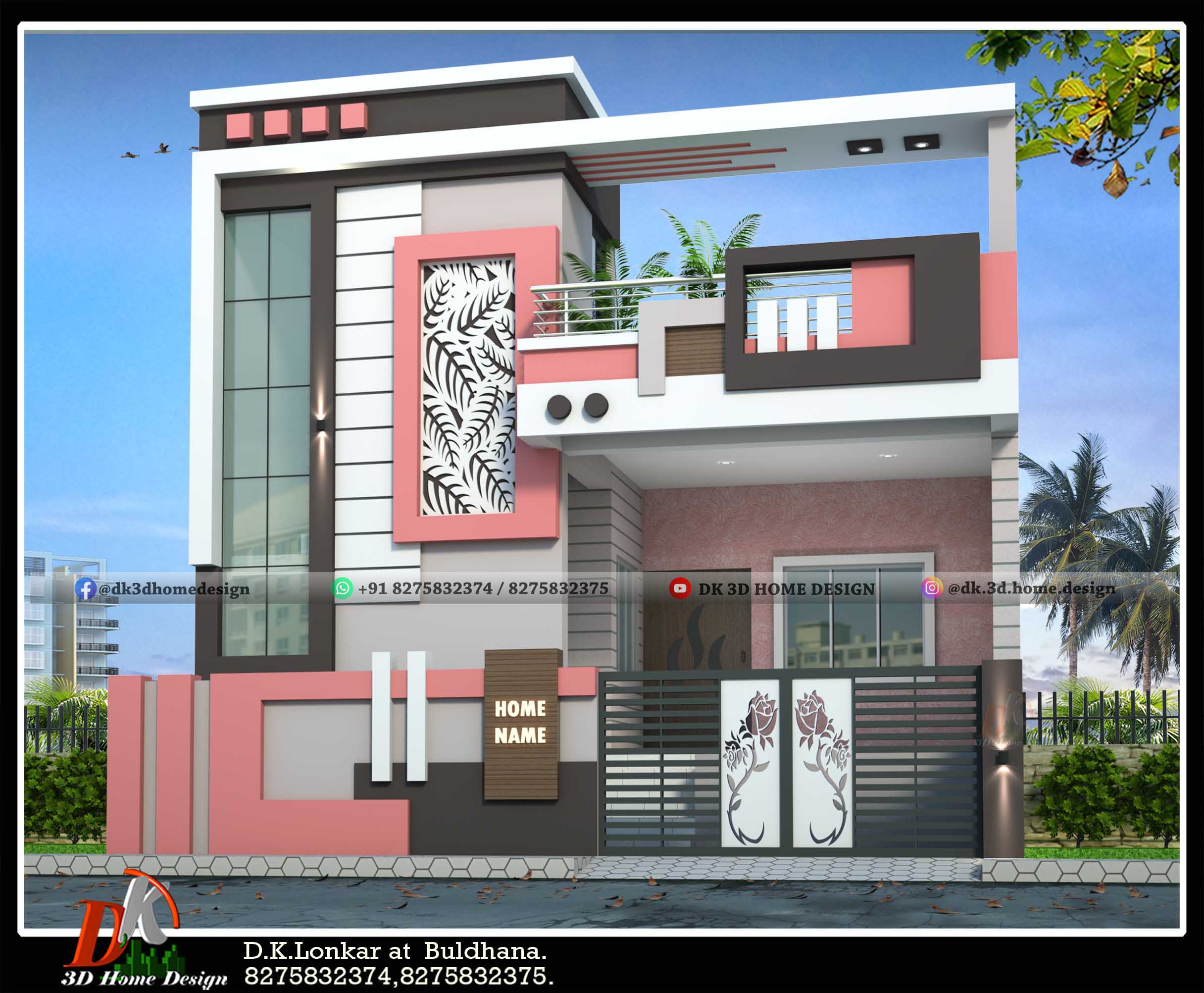 22x60 2bhk house design in 1320 sq ft