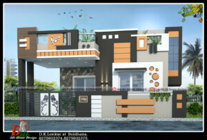 1650 square feet 2 bedroom house design in 30 by 55 square feet