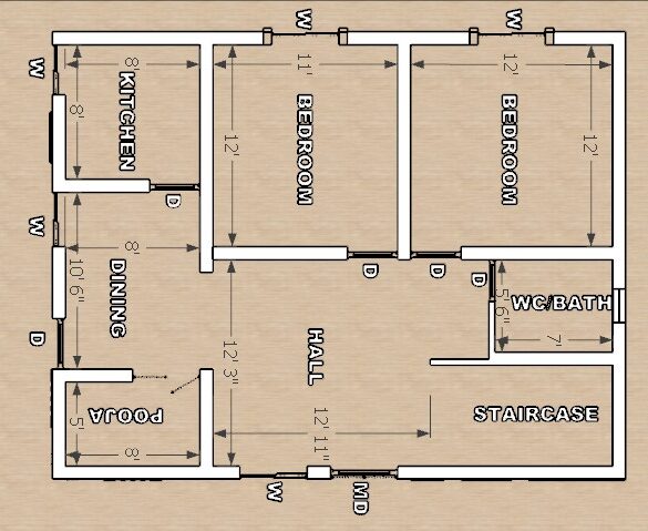 850 sq ft house plans 2 bedroom