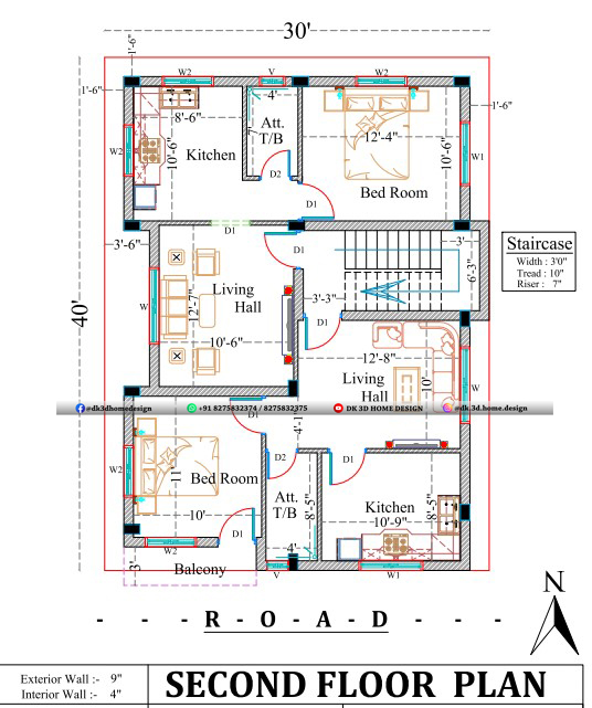 Second floor plan